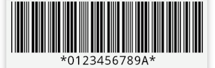 Code 39 Barcode Example
