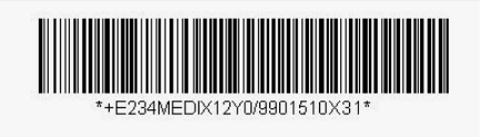 HIBC (Health Industry Barcode) Example